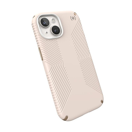 Speck Presidio2 Grip - Kryt pro iPhone 16e / iPhone 15 / iPhone 14 / iPhone 13 (Bleached Bone / Heirloom Gold / Hazel Brown)