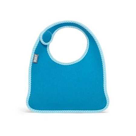 BUILT Mess Mate Set of 2 baby bib (Dribble Dots Blue)