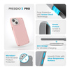 Speck Presidio2 Pro - Coque iPhone 16e / iPhone 15 / iPhone 14 / iPhone 13 (Rose Dahlia / Cuivre Rose / Blanc)