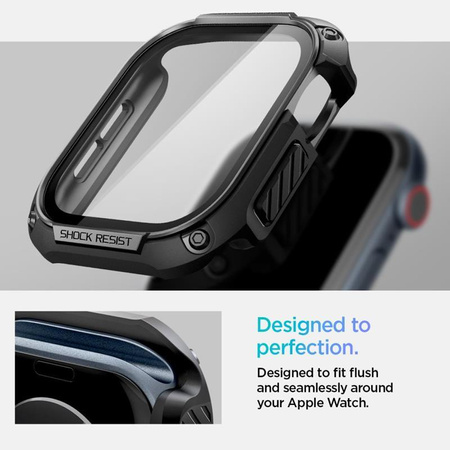 Spigen Tough Armor - tok Apple Watch 10 46 mm-es órához (fekete)