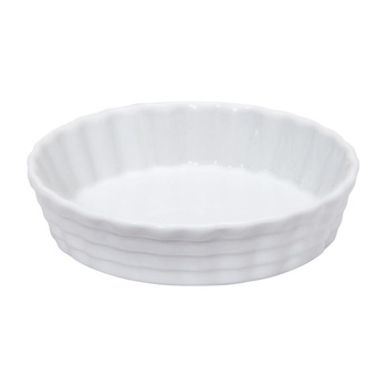 MAŁE NACZYNIE PORCELANOWE ŻAROODPORNE DO PIECZENIA, Białe Kuchenprofi, 13 cm
