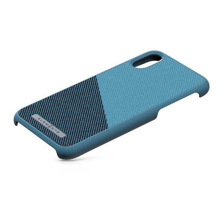 Nordic Elements Saeson Freja - Materiałowe etui iPhone Xs / X (Petrol)
