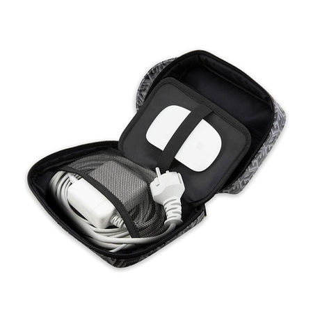 Guess GCube Stripe Travel Universal Bag - Accessory Organizer (Black)