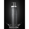 PURO Smart Bottle - 500ml INOX thermal bottle with LED smart cap (Black)