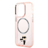 Karl Lagerfeld IML NFT Karl & Choupette MagSafe - Case for iPhone 14 Pro Max (Pink)