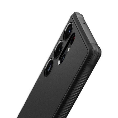 Spigen Rugged Armor - Etui pour Samsung Galaxy S23 Ultra (Noir mat)