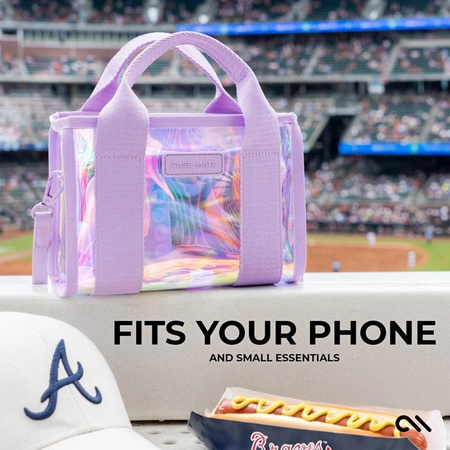 Case-Mate Micro Tote Bag - Wasserdichte Umhängetasche (Soap Bubble)