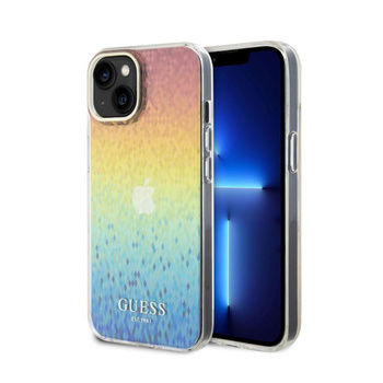 Guess IML Faceted Mirror Disco Iridescent - Coque iPhone 15 (Iridescent)