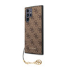 Guess 4G Charms Collection - Etui Samsung Galaxy S23 Ultra (brązowy)