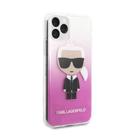 Karl Lagerfeld Iconic Karl Gradient - iPhone 11 Pro Case (pink)