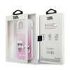 Karl Lagerfeld Ikonik & Choupette - Coque pour iPhone 13 Mini (rose)