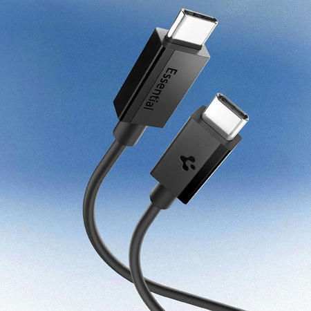 Spigen EB6020CC Essential - USB-C to USB-C Cable PD 60W 2m (Black)
