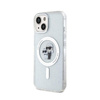 Karl Lagerfeld Karl & Choupette Glitter Magsafe - iPhone 15 Plus Tasche (Transparent)