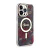 Guess Flower MagSafe - iPhone 14 Pro Max Tasche (Grün)