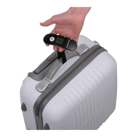 RĘCZNA WAGA BAGAŻOWA PODRÓŻNA CYFROWA LOTNICZA TURYSTYCZNA DO 40 KG CZARNA