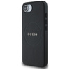 Guess Grained Ring MagSafe - Case for iPhone 16e (black)