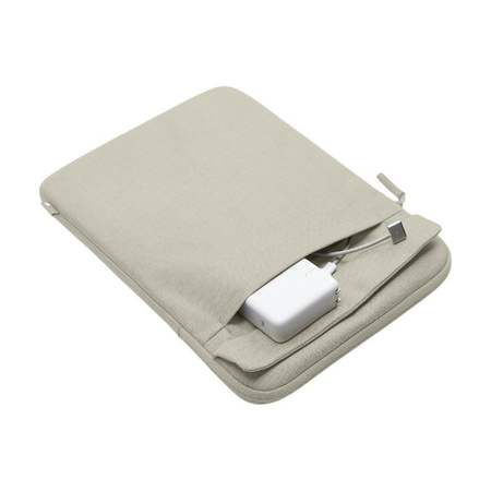 Incase Crosstown Sleeve with Woolenex - Hülle mit Tasche für MacBook Pro 14" (M4/M3/M2/M1/2024-2021) (Kalkstein)