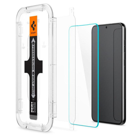 Spigen Glas.TR EZ Fit - gehärtetes Glas 2 Stück für Samsung Galaxy S23+ (Transparent)