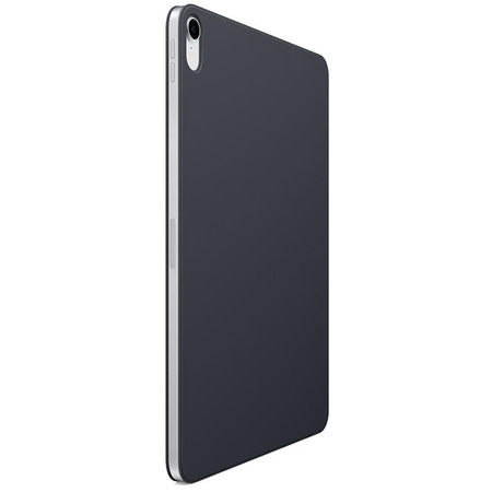 PURO ICON Booklet Case - Rahmenlose Hülle für iPad Pro 12.9" (2018) mit Magnet und Standfuß (Schwarz)