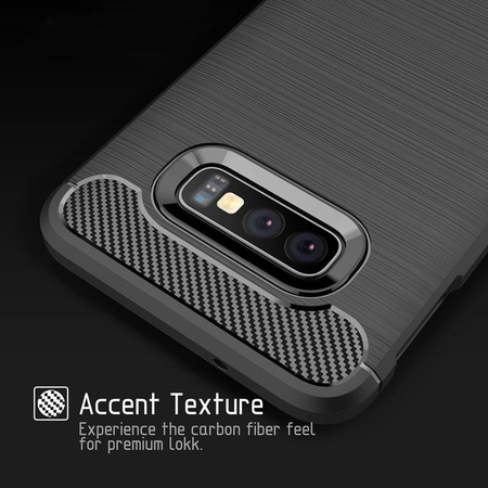 Crong Soft Armour Cover - Samsung Galaxy S10e tok (fekete)