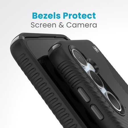 Speck Presidio2 Grip - Etui Samsung Galaxy S24 FE (czarny/szary/ biały)