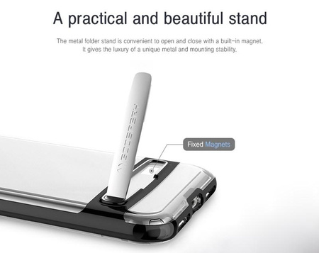 Mercury Dream Bumper - Étui pour Samsung Galaxy S9+ avec support en métal (or)