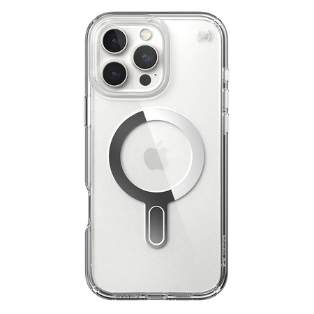 Speck Presidio Perfect-Clear ClickLock & MagSafe - tok iPhone 16 Pro Max (átlátszó / krómozott kivitelben / derűs ezüst)
