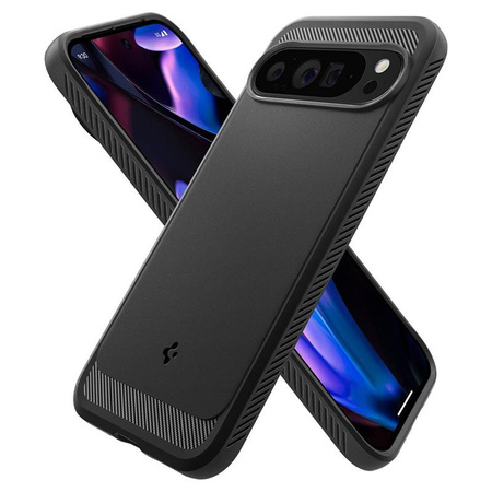 Spigen Rugged Armor - tok Google Pixel 9 Pro XL készülékhez (matt fekete)