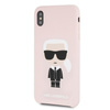 Karl Lagerfeld Silicone Iconic - iPhone Xs Max Case (light pink)