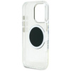 Guess IML Metal Coloured Circle Classic Logo MagSafe - pouzdro pro iPhone 16 Pro Max (černé)