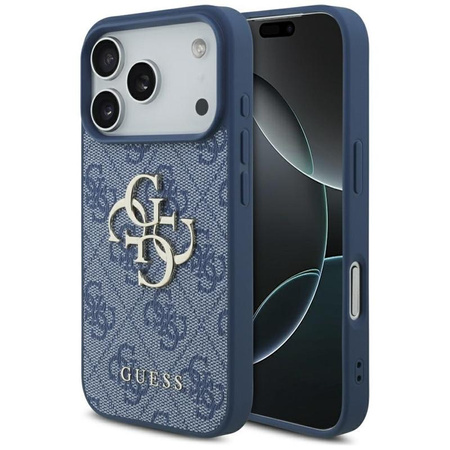 ETUI DO IPHONE 17 PRO GUESS NIEBIESKIE ELEGANCKIE MODNE CASE PLECKI