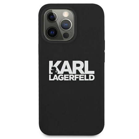 Karl Lagerfeld Silicone Stack Logo - iPhone 13 Pro Case (black)