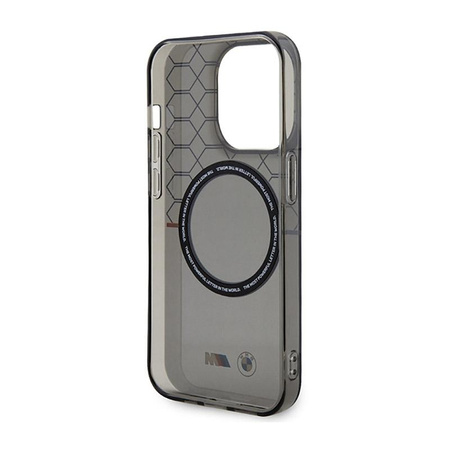 BMW Muster MagSafe - iPhone 14 Pro Tasche (Grau)