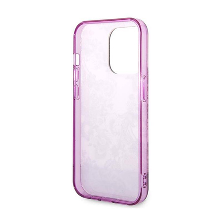 Guess GUHCP14LHGPLHF iPhone 14 Pro 6,1" fuksja/fuschia hardcase Porcelain Collection