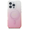 Guess IML Glitter Gradient MagSafe - Hülle iPhone 16 Pro (Rosa)