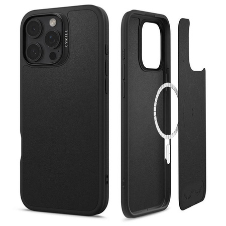 Spigen Cyrill Kajuk MagSafe - tok iPhone 16 Pro készülékhez (fekete)