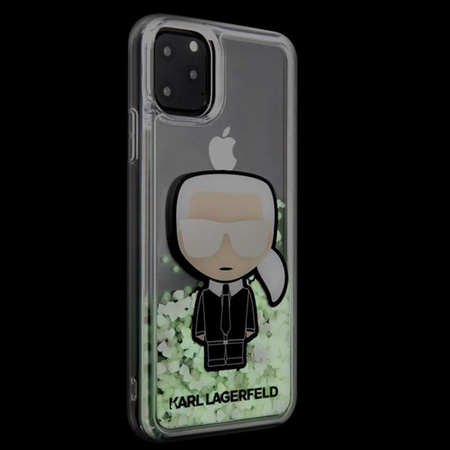 Karl Lagerfeld Glitter Glowdark Iconic - iPhone 11 Pro Max tok