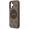 ETUI DO IPHONE 17 do MAGSAFE GUESS ORYGINALNE BRĄZOWE SKÓRZANE MODNE CASE