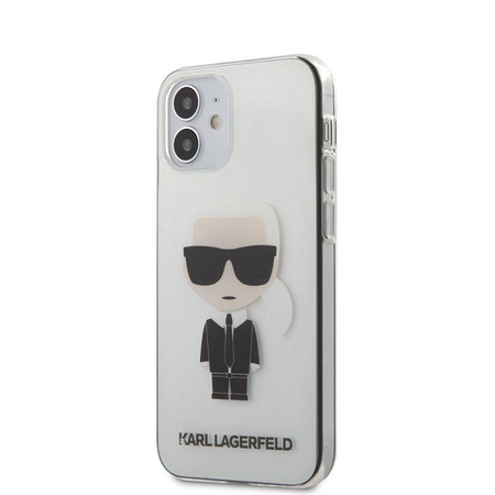 Karl Lagerfeld Ikonik - pouzdro pro iPhone 12 Mini (průhledné)