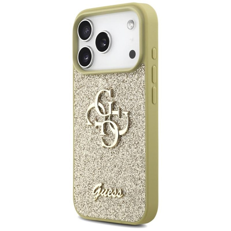 Guess Fixed Glitter Big 4G - Case for iPhone 17 Pro (gold)