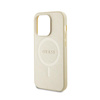 Guess Saffiano MagSafe - iPhone 15 Pro tok (arany)