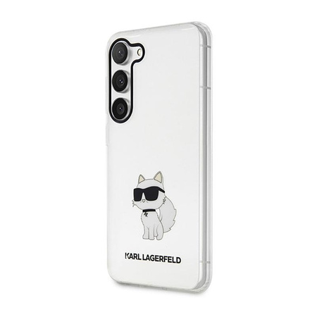 Karl Lagerfeld IML NFT Choupette - Pouzdro pro Samsung Galaxy S23 (průhledné)