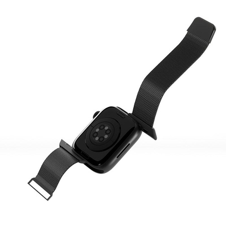 Puro Milanese Magnetic Band - Pasek ze stali nierdzewnej do Apple Watch 38/40/41/42 mm (czarny)