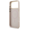 Guess Grained Strass Logo MagSafe - Case iPhone 17 Pro Max (pink)
