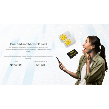 Energizer Ultimate U608S - 2GB RAM 32GB Smartphone 6,08 pouces 4G LTE Dual Sim EU (Noir)