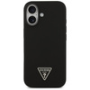 ETUI DO IPHONE 17 do MAGSAFE GUESS CZARNE SILIKONOWE Z MIKROFIBRĄ CASE