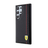 Ferrari Carbon Printed Line - Etui Samsung Galaxy S24 Ultra (noir)