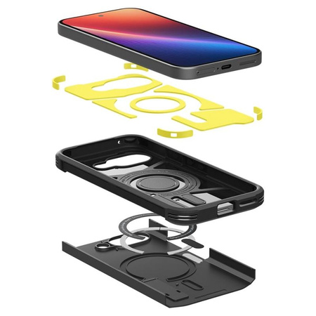 Spigen Tough Armor MagSafe - Gehäuse für Google Pixel 9a (Schwarz)