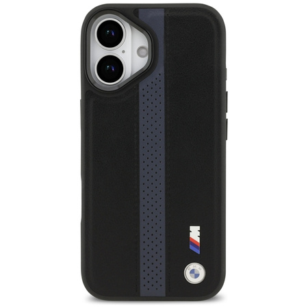 BMW M Perforated Stripe Logo MagSafe - iPhone 17 Case (Blue)