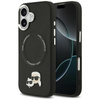 ETUI DO IPHONE 17 do MAGSAFE KARL LAGERFELD ORYGINALNE CZARNE SKÓRZANE